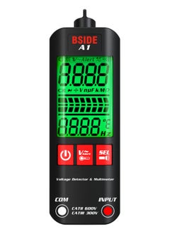 BSIDE A1 Mini Multimeter LCD Digital Tester Voltage Detector 2000 Counts DC/AC Voltage Frequency Resistance NCV Continuity Live Wire Neutral Wire Check True RMS Meter - pzsku/ZCBE60552328F79BBA95EZ/45/_/1669617866/88aae820-9ca4-405d-8a63-a26f1a093936