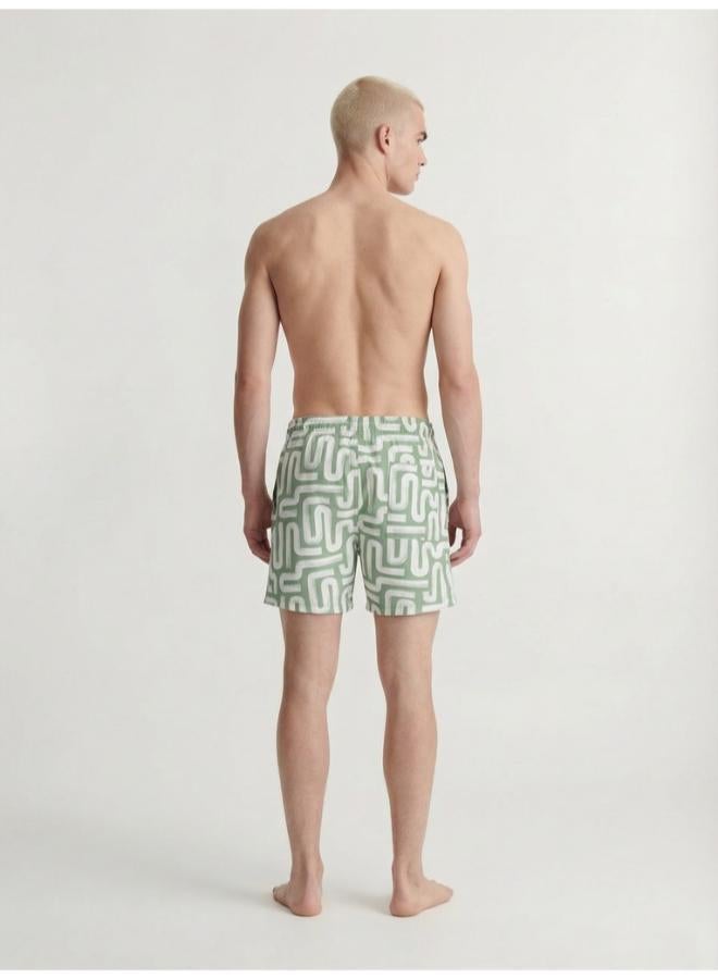 JACK & JONES Printed Drawstring Swim Shorts - Image 2