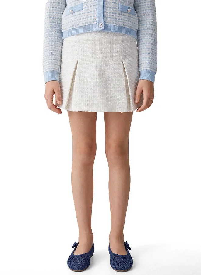 Koton  Tweed Pleated Skort for Women | Best Price UAE