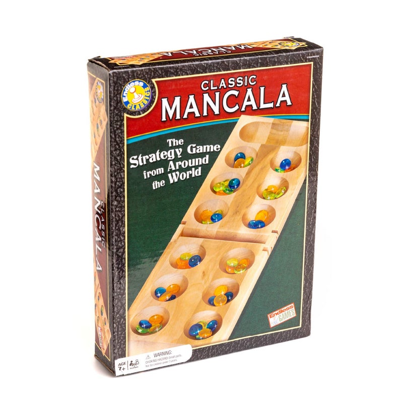 Endless Games Classic Mancala - Fun Board Game for Friends and Family - Timeless Strategy Game - Image 1