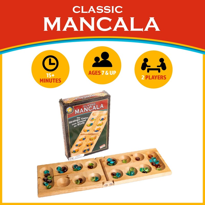 Endless Games Classic Mancala - Fun Board Game for Friends and Family - Timeless Strategy Game - Image 2