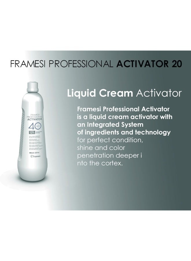 Framesi Morphosis FRAMESI 40 VOL Activator 946ML - Ideal Oxidant for Rich and Long-Lasting Color - Image 2