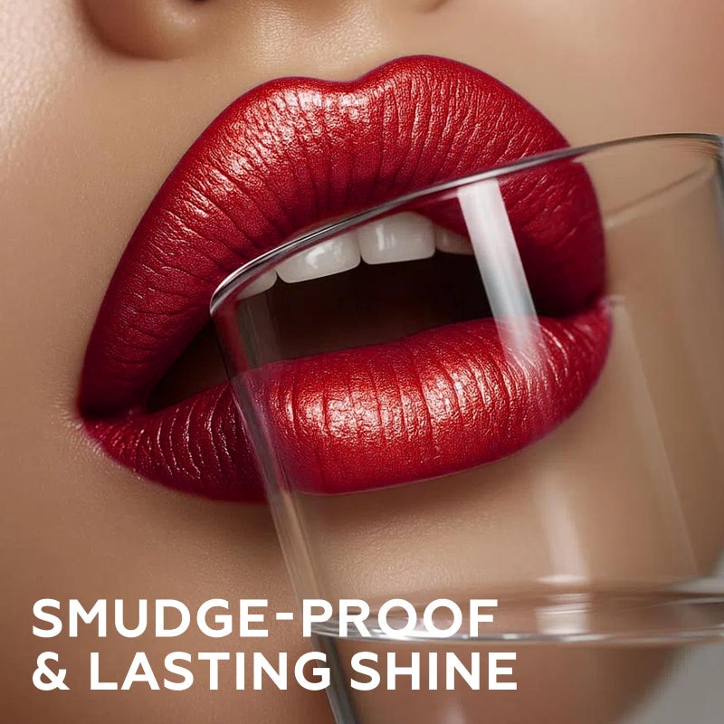 FOCALLURE Metallic Liquid Lipstick,Non Stick Cup Lip Gloss,High Impact Lip Color with Transfer-proof Wear,Long Lasting & Waterproof Lipstick Makeup for Women,After Heat - Image 5