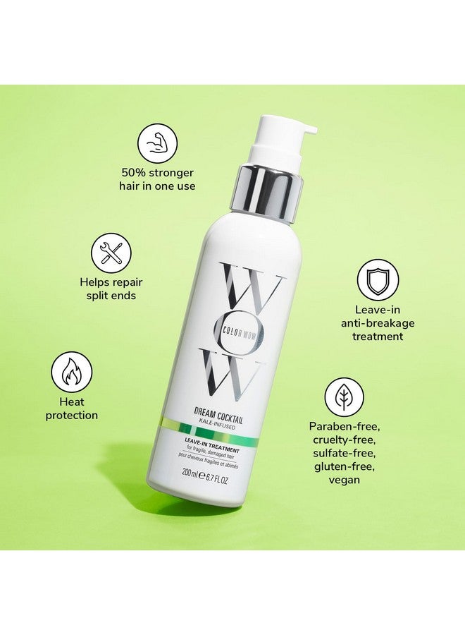كولور واو علاج COLOR WOW Dream Cocktail Kale Infused Leave-in Treatment للشعر الهش والتالف | يقلل من تكسر الشعر بنسبة 50% في استخدام واحد | حماية قوية من الحرارة - Image 5