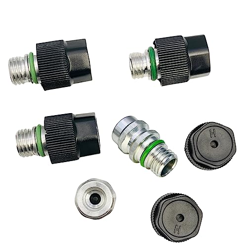 VOTNMIC Air Conditioning Service Valve M12x1.5 Male High Side A/C Charge Port Valve Includes Caps Aftermarket Replacement For MT0105, 800-955, 59946, GM 52458184, 15-5438 (Pack of 2) - Image 5