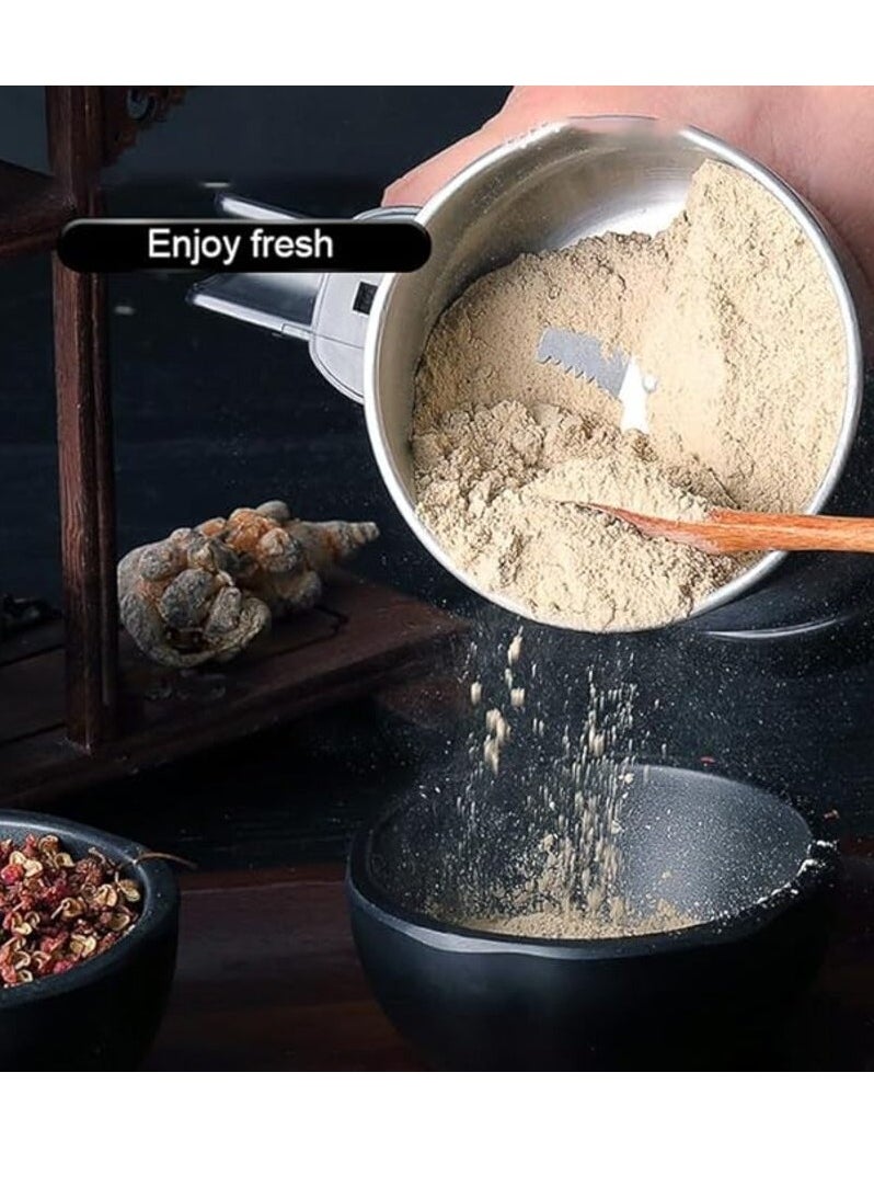 ماركة غير محددة مطحنة بن كهربائية للمنزل المكسرات الفول التوابل خلاط الحبوب طاحونة آلة المطبخ متعددة الوظائف القهوة المروحية شفرات  - Image 5