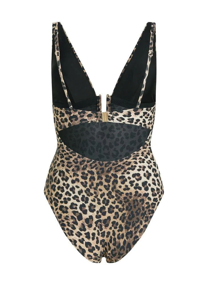 hunkemoller V-Neck One Piece Swimsuit