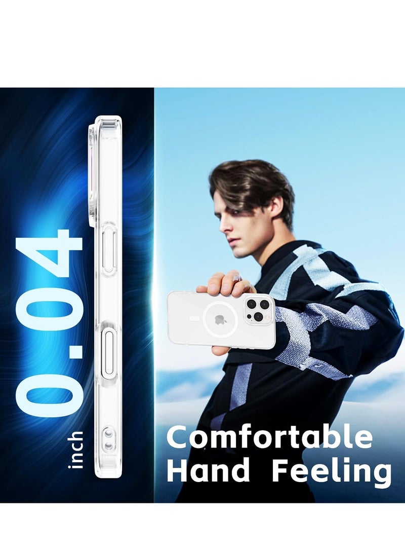 iPhone 16 Pro Max MagSafe Clear Case, Promax Crystal Clear, Shockproof, Translucent, Slim Design - Image 4