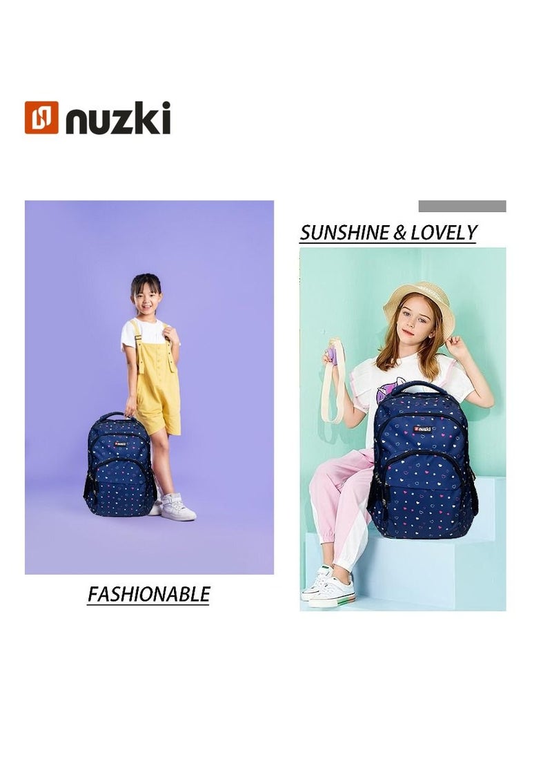 nuzki NUZKI School Bag Backpack Lightweight and Spacious Backpack for Back to School Quality bag  - Image 4