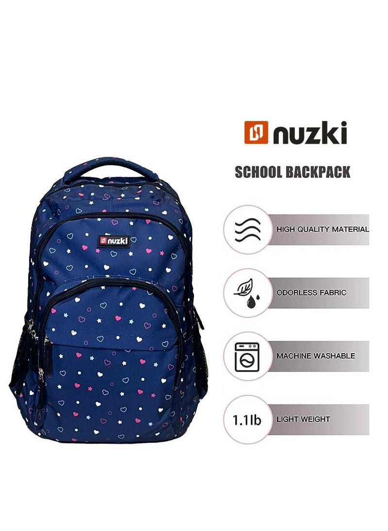 nuzki NUZKI School Bag Backpack Lightweight and Spacious Backpack for Back to School Quality bag  - Image 2