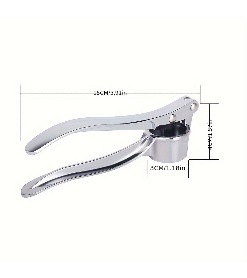 مطحّن الثوم من الستانلس ستيل multifunctional kitchen tool أفضل أداة مطبخية لتكسير الزعفران والهدي بسهولة ومرونة أدوات المطبخ اليدوية المتميزة المصنوعة من الستانلس ستيل - Image 4