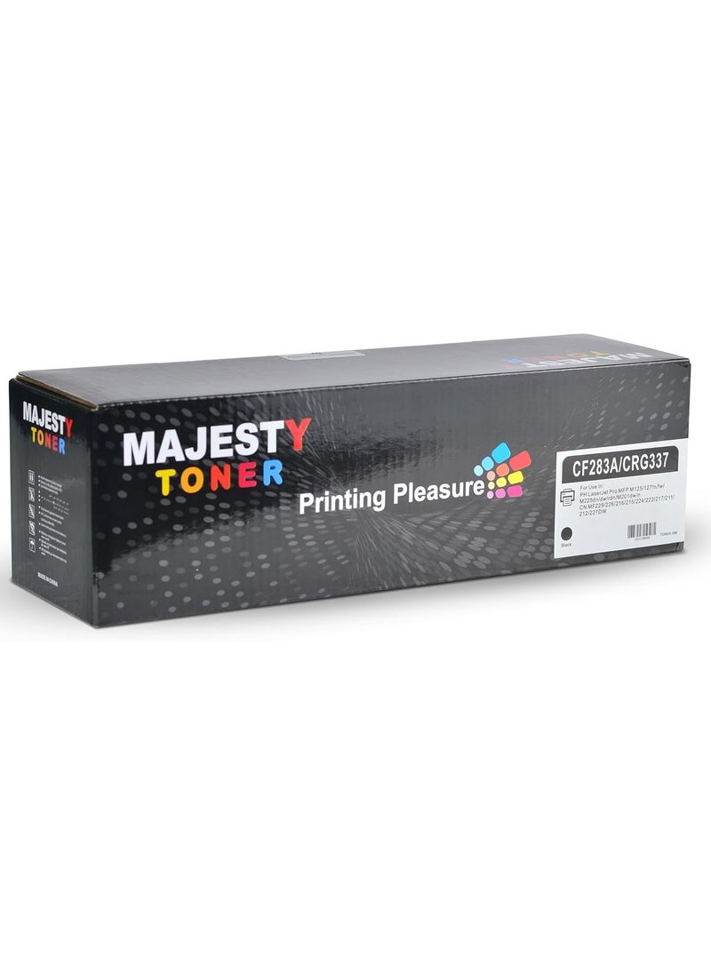 Majesty 83A CF283A toner cartridge is compatible with HP LaserJet Pro MFP M125, M125nw, M125rnw, M127fn, M127fw, M127fp, M201n, and MFP M225dn in black.  - Image 5