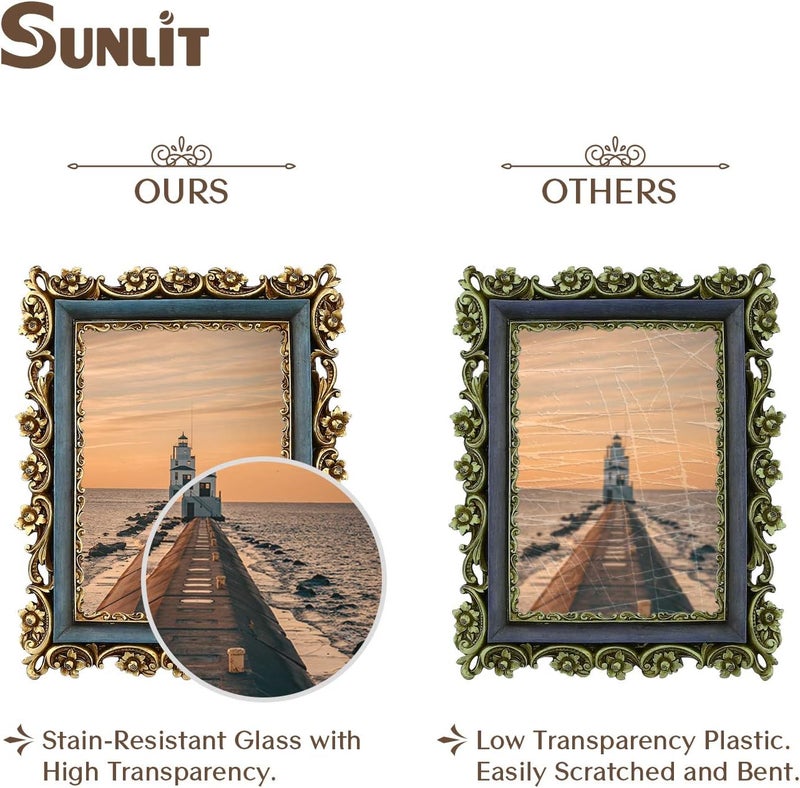 Sunlit Vintage Picture Frame 5x7 Inch - Image 3