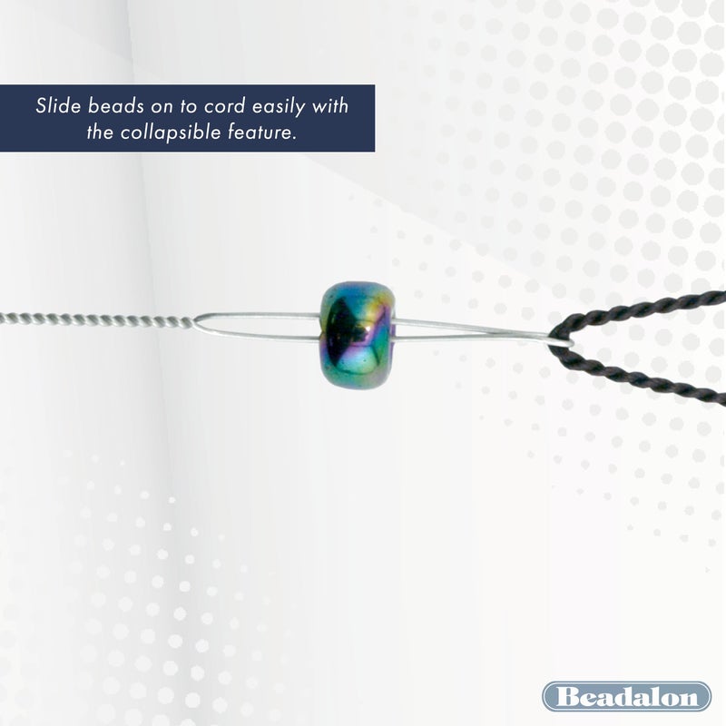 Beadalon Collapsible Eye Beading Needles, Fine 0.30 mm / .012 inches Diameter, 2.5 inches Length, 4 pc - Image 5