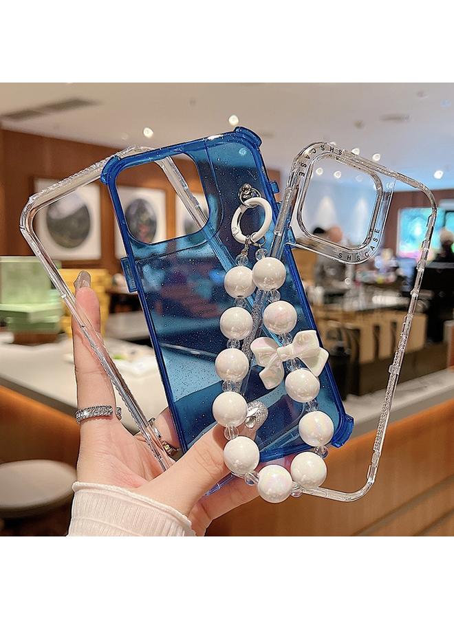 Zaboon Case For iPhone 11 TPU + PC + Glitter Sequins Full Coverage Phone Case with Bracelet - Image 5