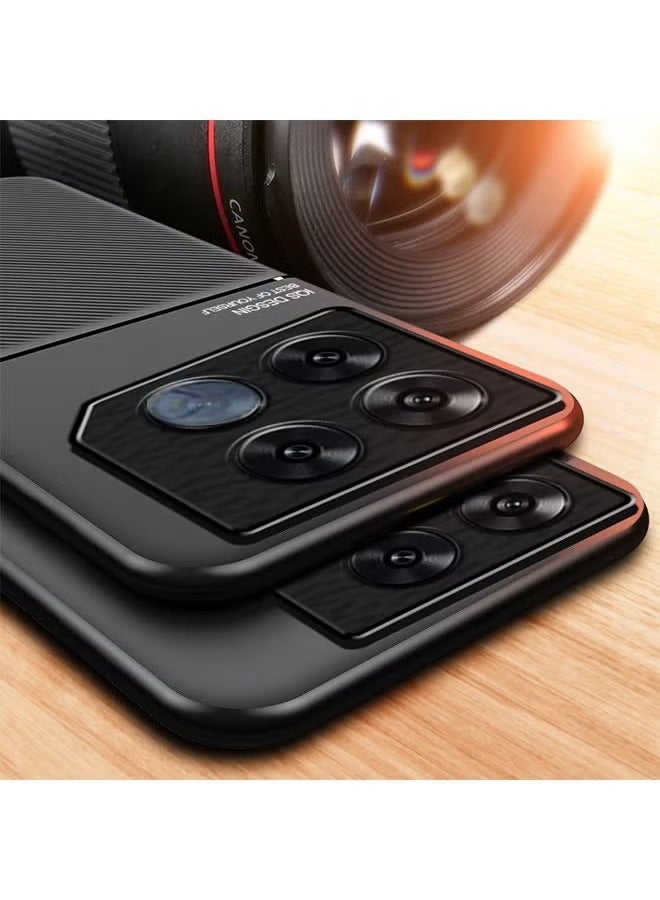 HY Protective Case Cover for Infinix GT20 Pro 5G,  [Raised Camera Frame] Slim Lightweight Shockproof, Anti-Scratch Anti-Yellowing Case, Black  - Image 4