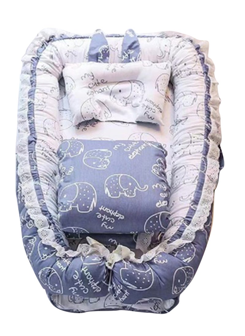 Baby Life Sleeping Lounger Folding Travel Portable Baby Nest 100% Soft Cotton  - Image 2