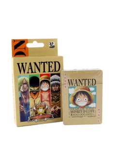 WANTED Wanted Poster Character Playing Cards, Straw Hat Pirates Playing Cards Set, Anime Peripheral Game Cartoon Gift, Cosplay Collections Party  - Image 2
