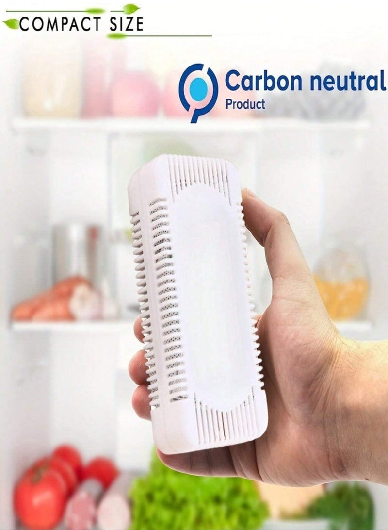 فرحة مزيل الروائح الكريهة للثلاجة والفريزر، يعمل بالفحم النشط الطبيعي لمكافحة الروائح الكريهة - Image 1