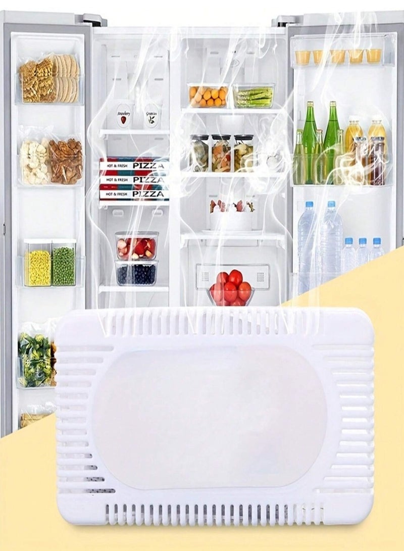 فرحة مزيل الروائح الكريهة للثلاجة والفريزر، يعمل بالفحم النشط الطبيعي لمكافحة الروائح الكريهة - Image 2