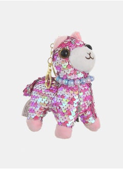 A medal in the shape of a dog with sequins
