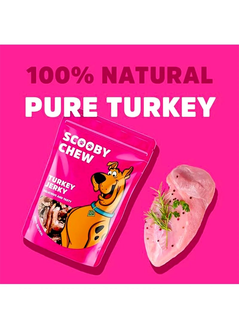 Scooby Chew - Scoopy Chew-Turkey Jerky-120G - Image 1