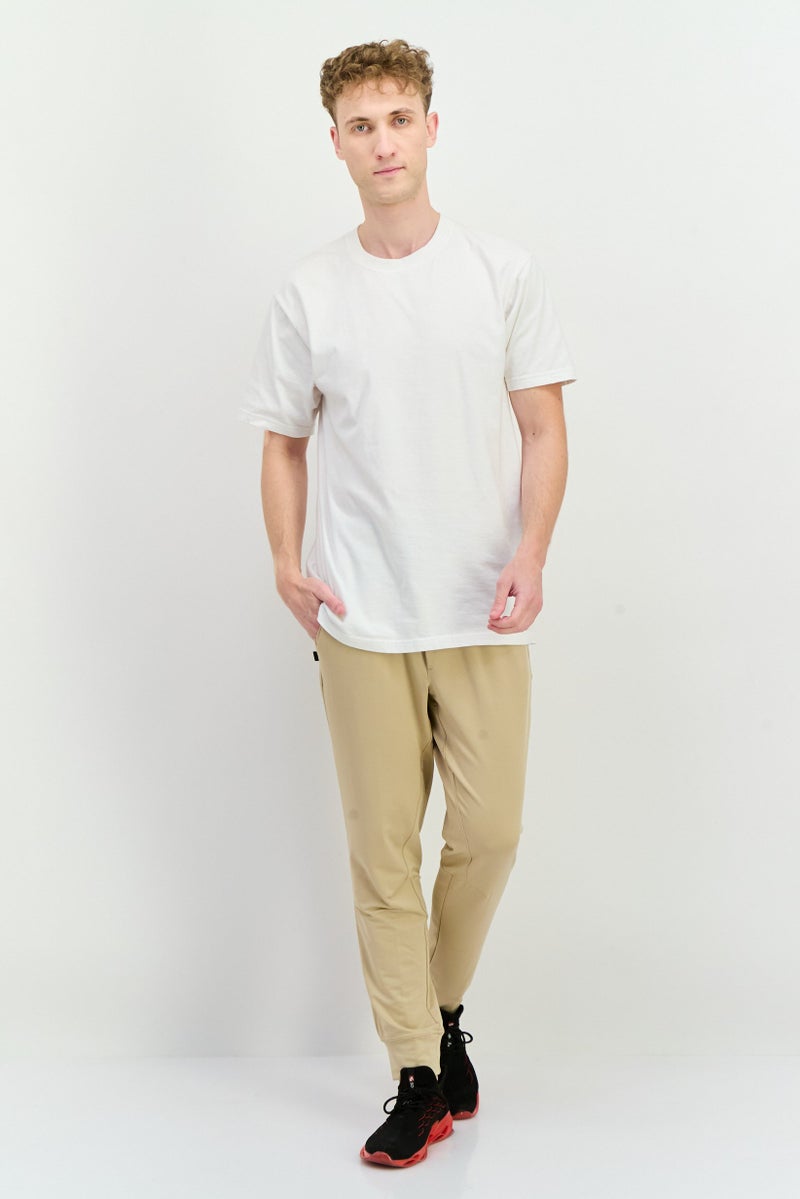 Gaiam Men Slim Fit Outdoor Sweatpants, Beige - Image 4