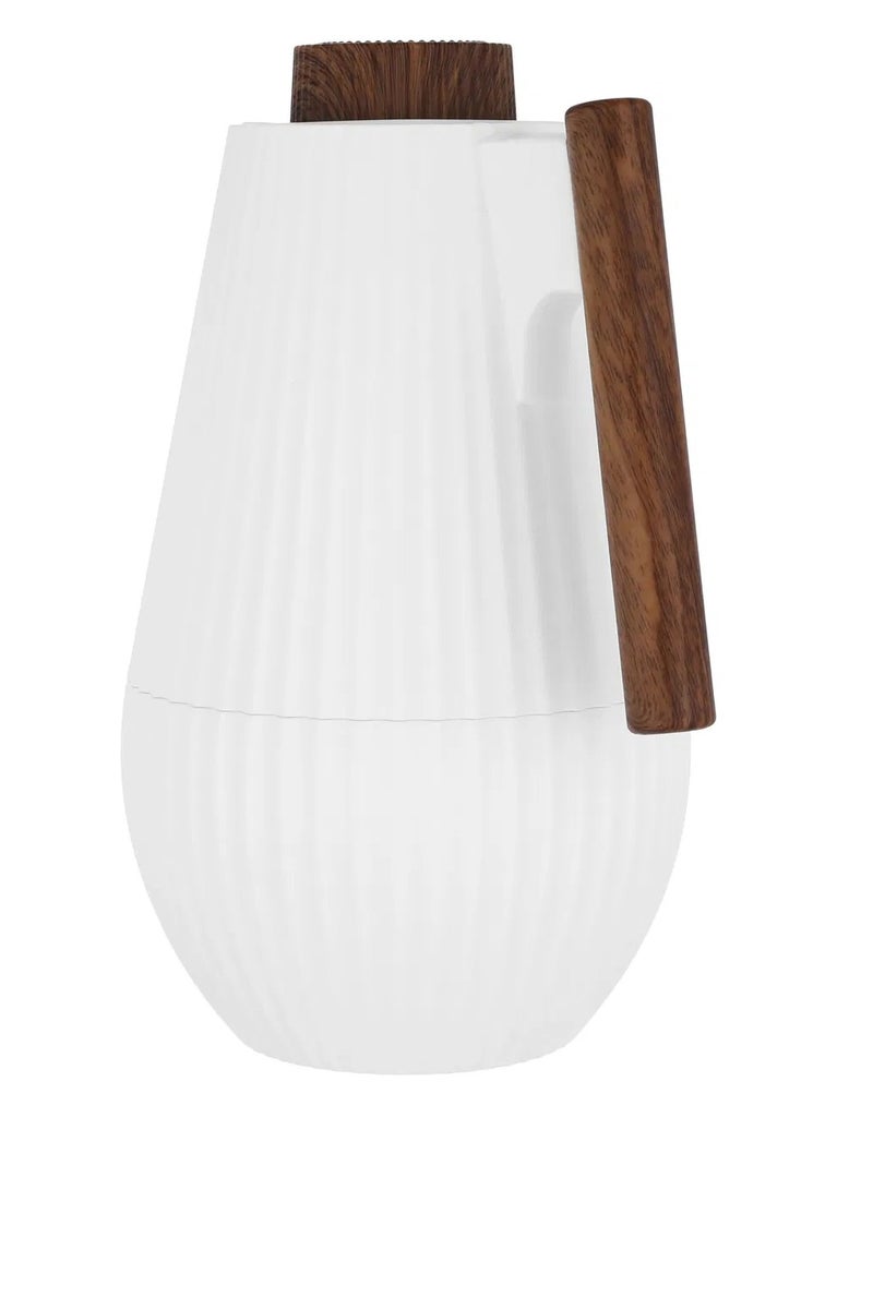 السيف غاليري ترمس ليار السيف غاليري، 1 لتر، حافظة داخلية زجاج حراري، هيكل خارجي بلاستيك - أبيض - Image 4