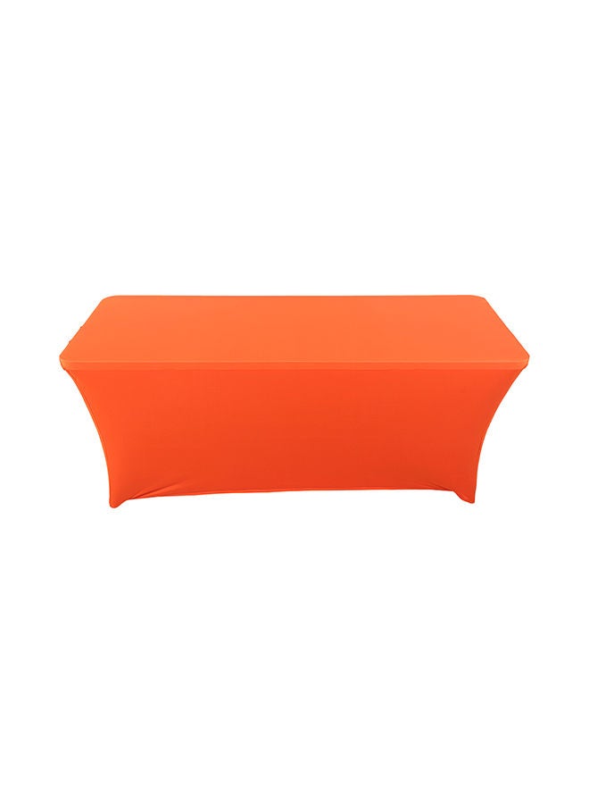 NIBEMINENT Stretch Spandex Polyster Table Cover Orange 40.00x4.00x30.00centimeter
