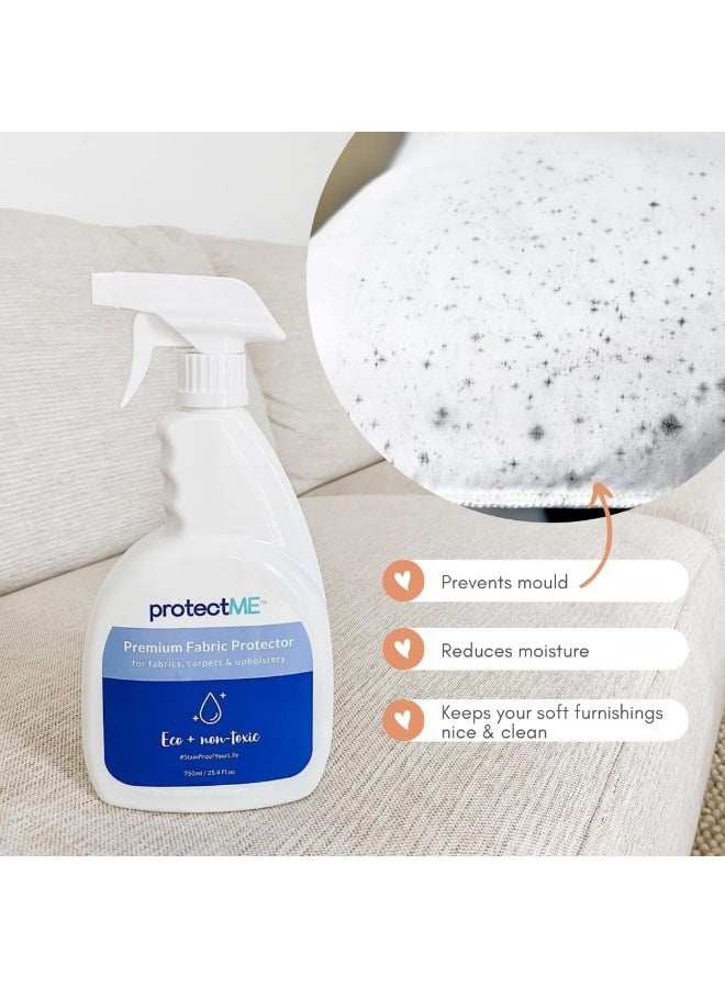 protectME Protectme Premium Fabric Protector And Stain Guard For Upholstery Carpet Shoes Non ToxicWater BasedNon-Flammable Protector Spray 25.4 Fl. Ounces  - Image 3