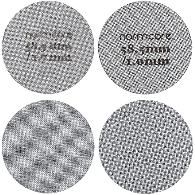 Normcore 2 Packs 585Mm Puck Screen With Stand  Reusable Contact Shower Screen With Silicone Holder  17Mm  10Mm Thickness 150m Mesh  Compatible With Espresso Machine 58Mm Portafilter Basket - Image 3
