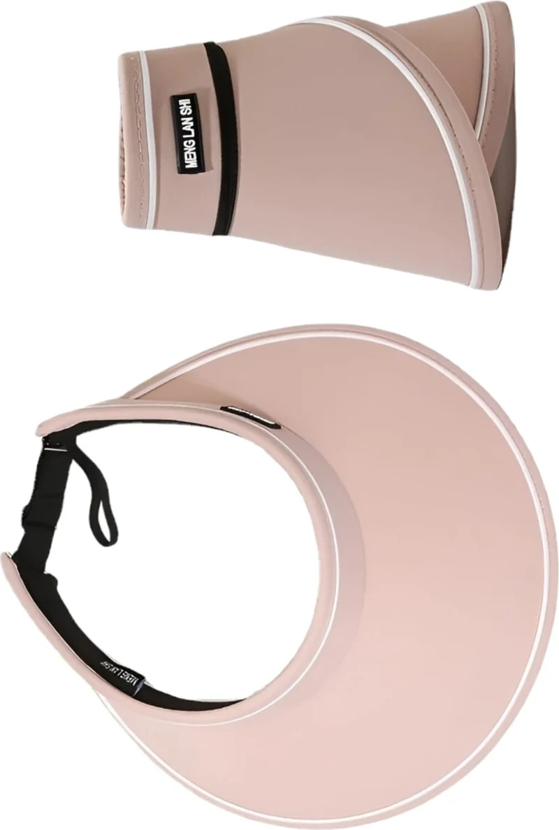 تيزجيلسين Women's Wide Brim UV Protected Adjustable Visor Hat