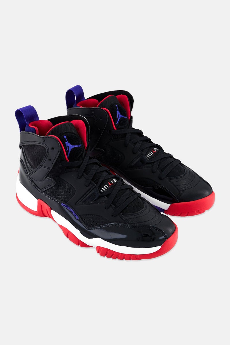 Air Jordan Men Jumpman Two Trey Lace Up Basketball Shoes, Black - Image 1