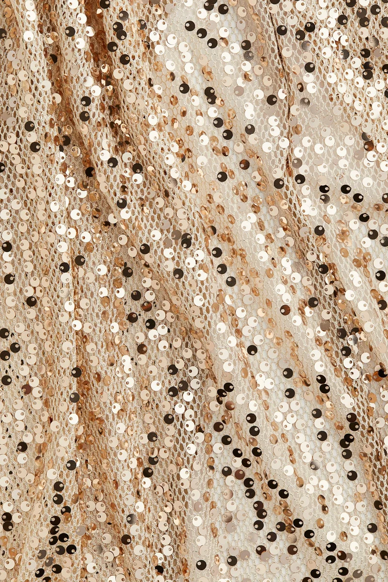 H&M Sequined net dress