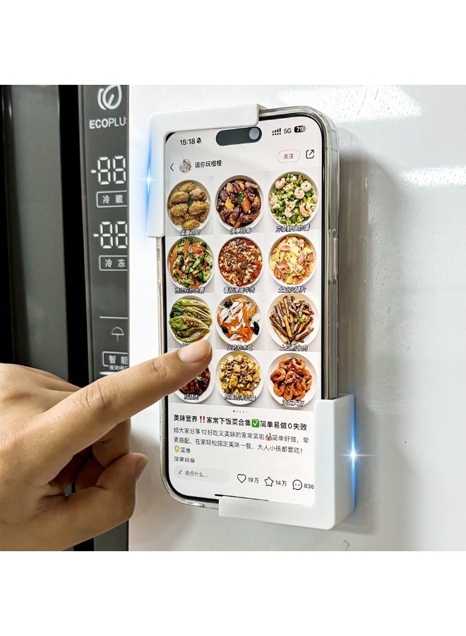 10-1PCS Magnetic Mobile Phone Holders Refrigerator Tablet PC Organizer Wall Mount Storage Tools Household Multi-purpose Stand - Image 1