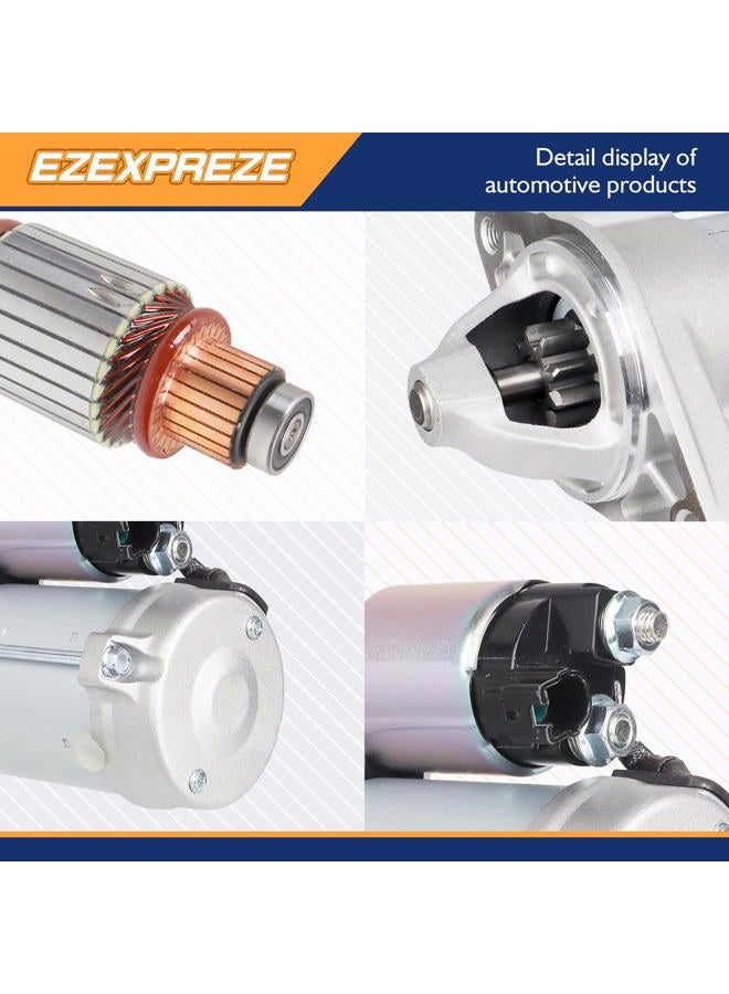 E EZEXPREZE محرك بدء التشغيل Ezexpreze 19049N متوافق مع بونتياك فايب 2009-2010، تويوتا كورولا 2009-2016، ماتريكس L4 1.8L 2009-2013 1.6kw 9 أسنان CW استبدال# 428000-4300 428000-4590 428000-4591 28100-0T050 - Image 4