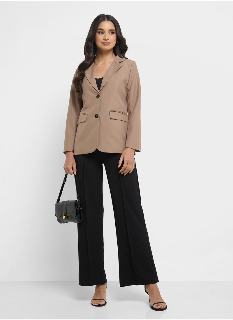 ELLA Blazer With Back Slit Detail  - Image 4