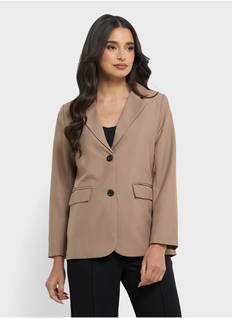 ELLA Blazer With Back Slit Detail  - Image 1