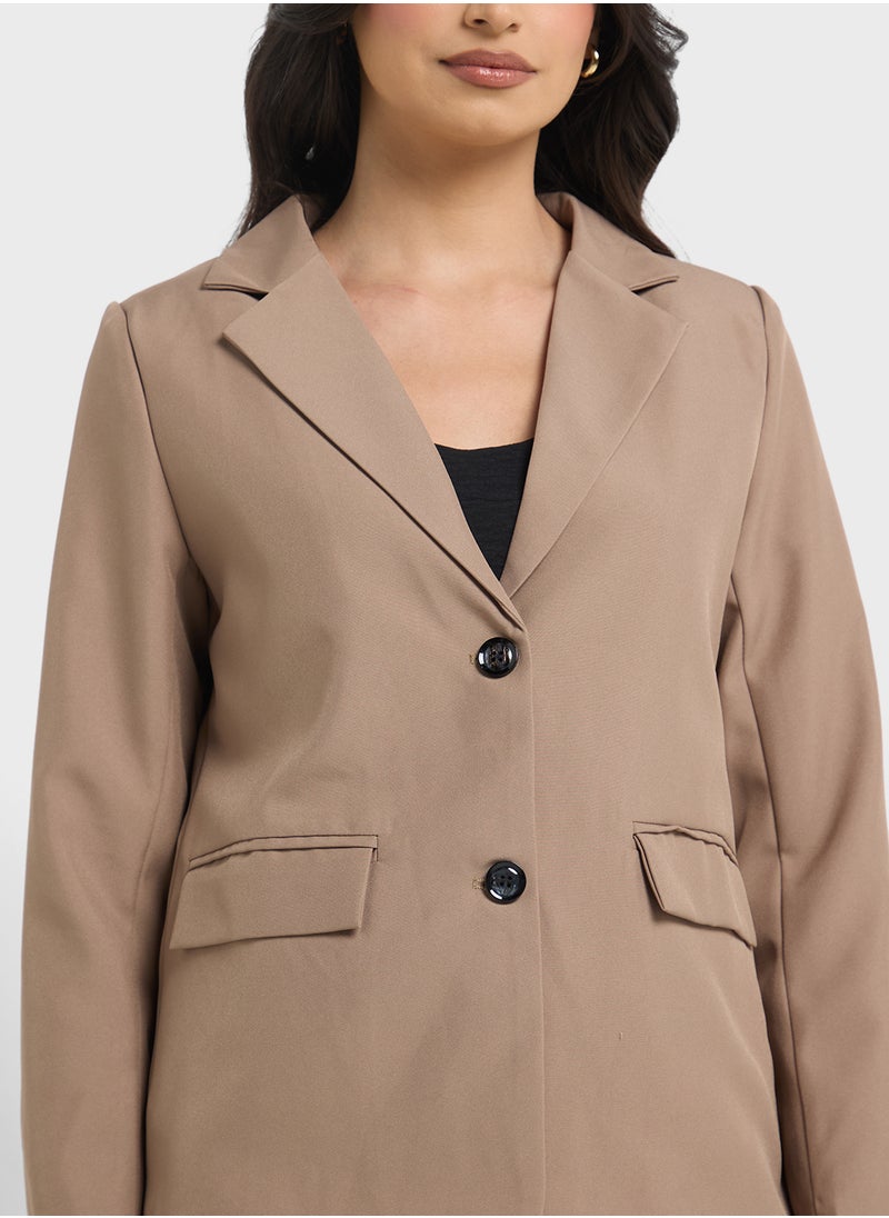 ELLA Blazer With Back Slit Detail  - Image 3
