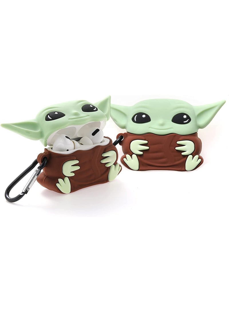 Case Soft Silicone Shockproof Cover for Apple Airpods 4 New 3D Cute Cartoon Creative Fun Case Skin with Keychain Design  - Image 2