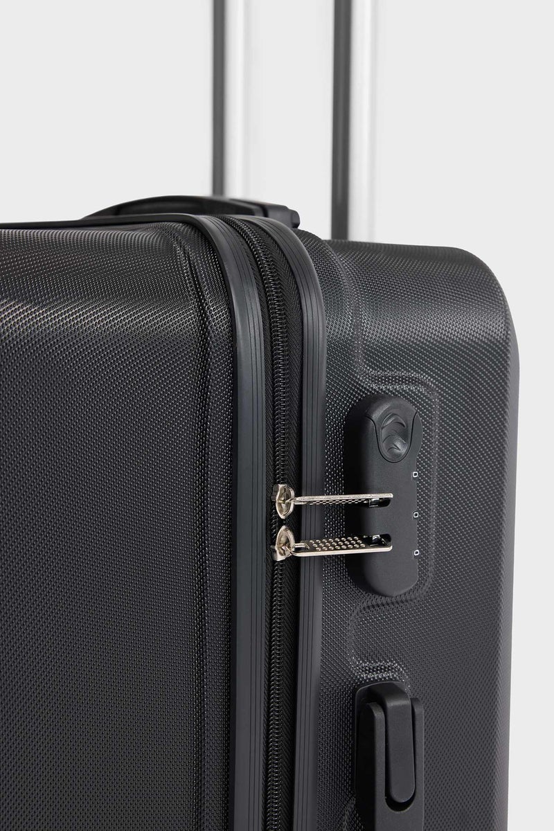 DeFacto Black Unisex Unisex Hardcover Small Suitcase Casual - Image 4