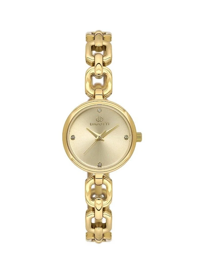 BIGOTTI Bigotti - Raffinato Women Watch | Stainless SteelBrass Case | Analog | Round Dial | Mineral Glass | Japanese Quartz | Water Resistant 30 Meters