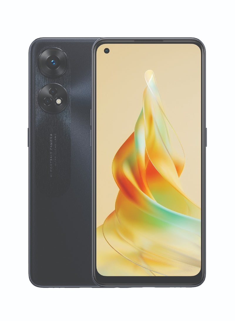 OPPO Reno 8T Dual SIM Midnight Black 8GB RAM 256GB 4G LTE-International Version - Image 1