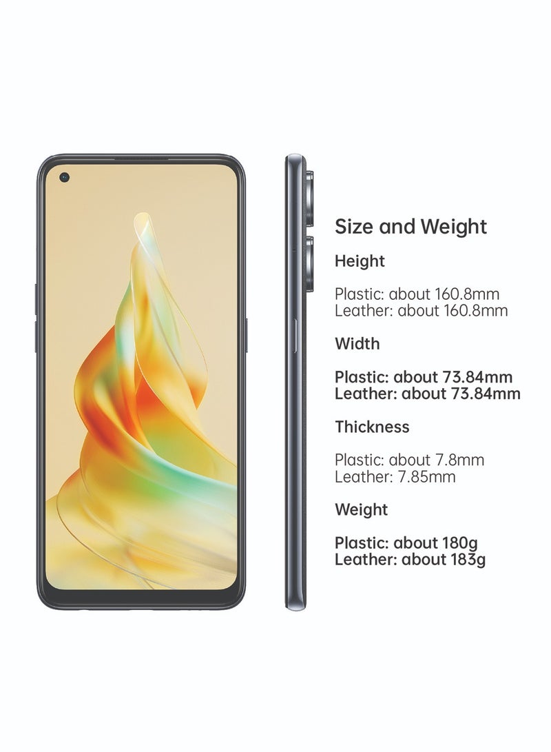 OPPO Reno 8T Dual SIM Midnight Black 8GB RAM 256GB 4G LTE-International Version - Image 4