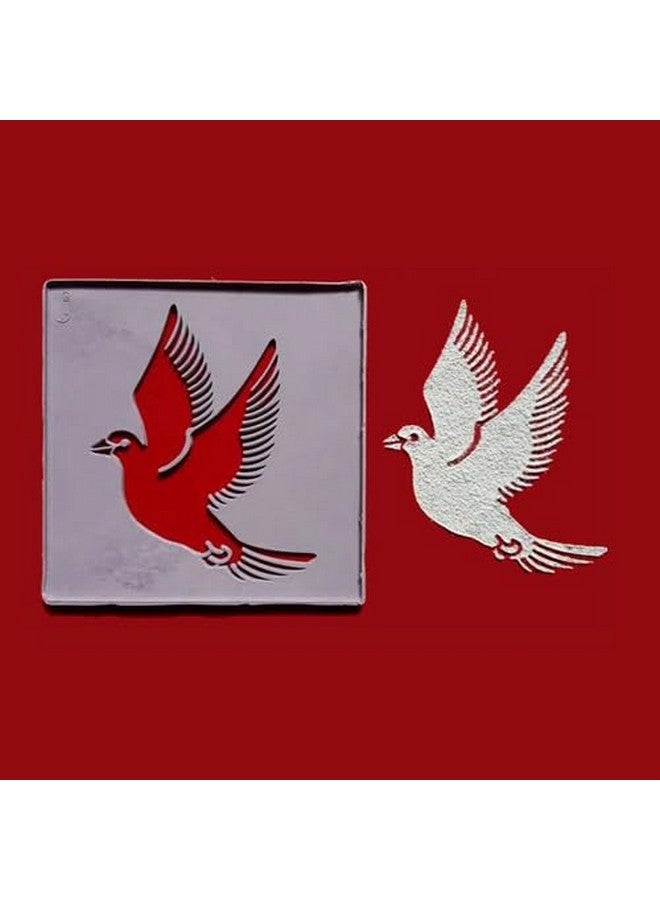 Craftam قوالب رسم الرانغولي بتصاميم مختلفة من كرافتام، قوالب بلاستيكية للرانغولي لتزيين الأرضيات، قوالب فن الرانغولي للاستخدام المتكرر في ديوالي، أدوات تزيين المهرجانات للرانغولي (مجموعة من 12، حجم 4x4 بوصة) - Image 3