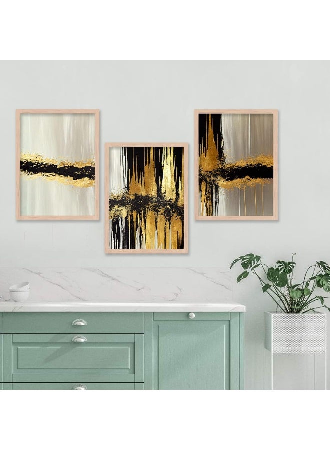 Home Trove Kotart Painting For Wall Decoration - Modern Art Wall Decor Framed Painting For Living Room Bedroom - Framed Wall Posters/Paintings With Frame (11 X 14 Inch, Multi) Set Of 4  - Image 5