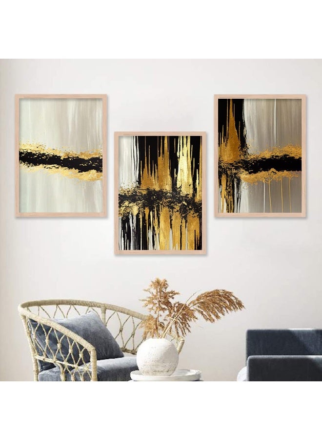 Home Trove Kotart Painting For Wall Decoration - Modern Art Wall Decor Framed Painting For Living Room Bedroom - Framed Wall Posters/Paintings With Frame (11 X 14 Inch, Multi) Set Of 4  - Image 4