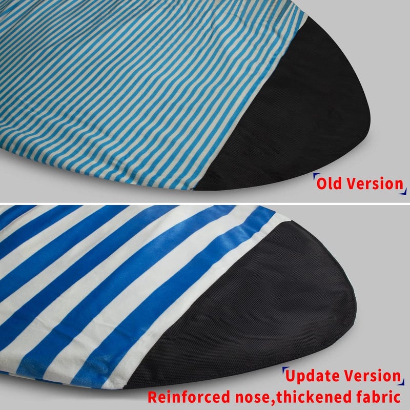UCEDER Surfboard Sock Cover,Lightweight Stretch Board Bag for Sun Protection,Foldable Surfboard Sock Sleeve Perfect for Travel and Transportation - Image 3
