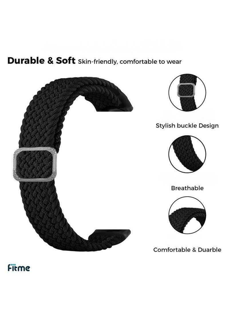FITME Braided Nylon Fabric Strap For Xiaomi Mi Band 8 / Band 9  - Image 3