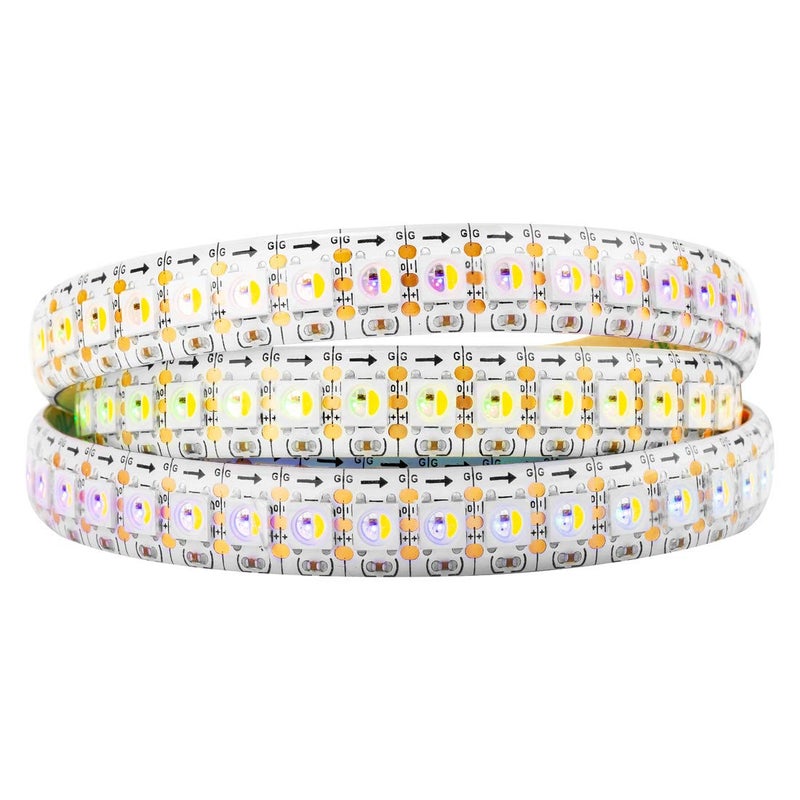 BTF-LIGHTING RGBW RGBCW White SK6812 (Similar WS2812B) 3.3ft 1m 144leds/pixels/m Individually Addressable Flexible 4 Color in 1 LED Dream Color LED Strip Waterproof IP65 DC5V - Image 1